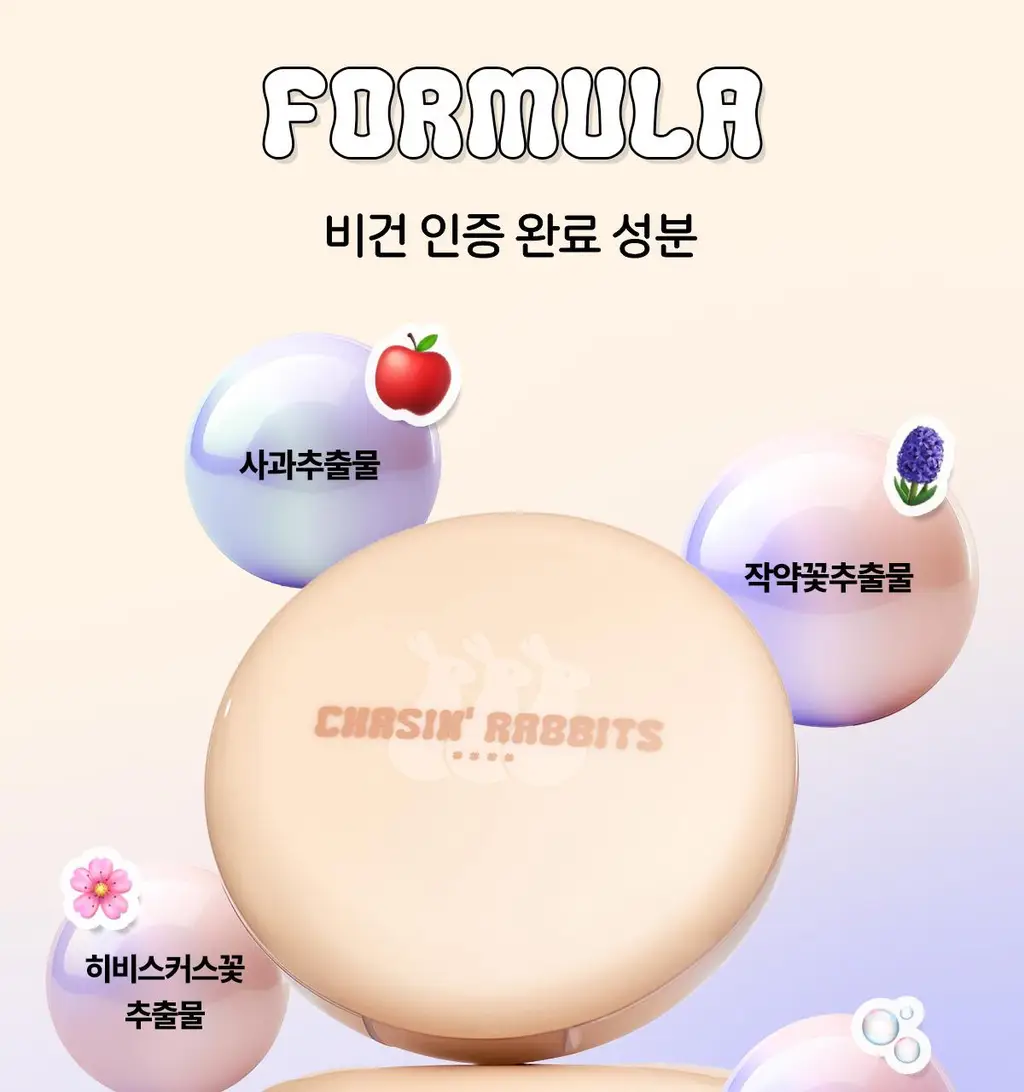 [리뷰이벤트/파데프리/커버선쿠션]체이싱래빗 올어바웃 글로우 커버 선쿠션 15g(단품/핑거퍼프 증정기획) 상세페이지 40